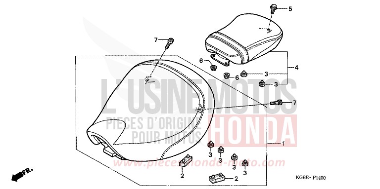 SIEGE von Shadow VT125C NOIR (NH1) von 2003